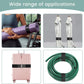 2In x 16Ft Cable Straps Heavy Duty With 15 Buckles, Black Hook and Loop Straps, Reusable Cable Ties for Organizer or Storage