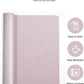 YSAGi Leather Desk Protector, Office Mat, Large Mouse Mat, Non-Slip PU Leather Blotter, Laptop Desk Mat, Waterproof Writing Pad for Office and Home (Grayish Lavender, 31.5" x 15.8")