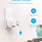 Remote Control Outlet Wireless Light Switch for Household Appliances, Expandable Remote Light Switch Kit, Up to 100 ft Range, FCC Certified, ETL Listed, White (3 Outlets + 1 Remotes)