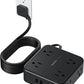 Power Strip Surge Protector 10 Ft Cord, TESSAN 8 AC Outlets 3 USB Charger (1 USB C Port), Thin Flat Extension Cord 10 Feet, Flat Plug, 900 Joules Protection, for Home, Office, Dorm Room Essentials