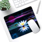 Mouse Pad, Cute Lake White Lotus Flowers Mouse Pads for Desk, 9.5" x 7.9" Non-Slip Rubber Base Computer Mousepad with Women, Portable Square Design for Wireless Mouse and Pad Laptop Office & Travel