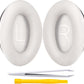 Replacement Ear Pads for Bose QuietComfort 45 (QC45)/QuietComfort SE (QC SE)/New QuietComfort Wireless Over Ear Headphones, Earpads Cushions with Softer Leather and Thicker Memory Foam