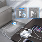 Surge Protector Power Strip 15 Ft Cord, HUNIAN Flat Plug Extension Cord with 12 Widely Spaced Outlets 6 USB Charger (2 USB C Ports), Desk Charging Station for Home Office Supplies, Dorm Room, White