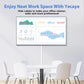 Yecaye Cord Hider, One-Cord Cable Concealer, Cord Covers for Wires on Wall, Easy Install Cable Management Kit for 2 Small Wires, Cables Raceway Home Office, W0.59in H0.4in, White
