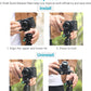 Upgrade Claw Quick Release Plate Camera Mount w Arca Swiss Slot, 1/4" Screw DSLR Stabilizer Adapter Compatible with DJI OSMO 360/OSMO Pocket 3/Insta 360 x 5/Sony/Zhiyun/DJI Gimbal/Slider/Tripod Plate