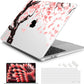 Batianda Premium Case for New MacBook Air 15 inch 2025 M4 2024 2023 with M3 M2 Chip Model A3241/A3114, Designed Protective Plastic Hardshell & Keyboard Cover & Screen Protector, Cherry Blossoms