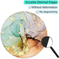 ITNRSIIET Round Mouse Pad with Stitched Edge Premium-Textured Waterproof Non-Slip Rubber Base Desktop Protection Mat Diameter 8.7 inches, Abstract Texture