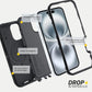 OtterBox iPhone 16 Pro (Only) Defender Series MagSafe Case - Night Reverse (Yellow & Black) - Built-in Magnets - Screenless - Rugged & Durable - with Port Protection