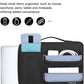 MOSISO 360 Protective Laptop Case 15 inch, Laptop Sleeve Compatible with MacBook Air 15 M4 A3241 M3 A3114 M2 A2941 2025-2023, Dell XPS 15, Side Open Bag with 2 Raised&1 Flapover Pockets, Black