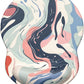 ITNRSIIET Ergonomic Mouse Pad with Gel Wrist Support Small Wrist Rest Smooth Surface Non-Slip PU Base Comfortable Office Supplies Pain Relief, 8.7 x 7.2 inches, Art Style Pattern