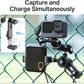 jusmo CM010 Cell Phone Fence Mount Game Changer Mounting Kit for GoPro, iPhone, AKASO, DJI Osmo Action, Insta360, Mevo Start for Recording Baseball Softball Tennis Gamechanger Streaming Kit