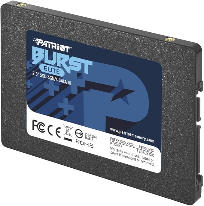 Patriot Memory Burst Elite SATA 3 480GB SSD 2.5 Inch Solid State Drive