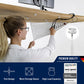 Cable Management net - Under Desk Wire Management - Flexible Under Desk Cable Management Tray White