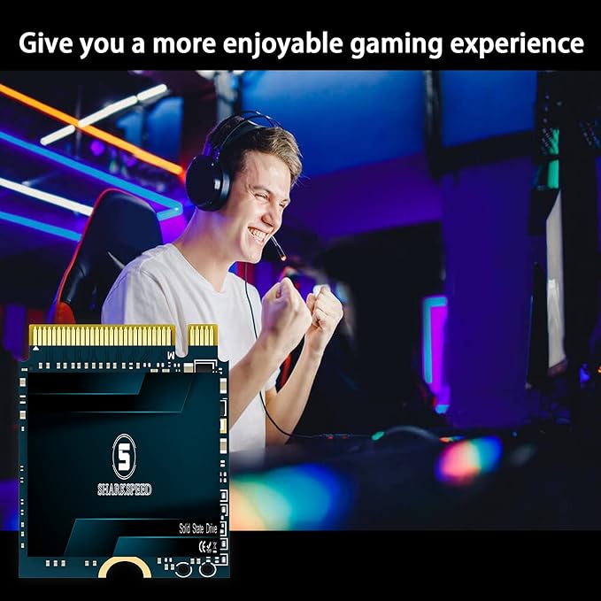 M.2 2230 SSD 1TB NVMe PCIe Gen4.0X4 Internal Solid State Drive 30mm, Gaming SSD Compatible with Steam Deck, ROG Ally, Microsoft Surface pro7+/proX/laptop3/laptop4/laptop Go Ultrabook