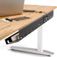 PAMO Cable Management Under Desk for Easy mounting Under-Table I Set of 3 - with 10X Cable Ties I Desk Organizer for Office/Home Office Table Thoughtful Cable Tray Holder