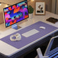Leather Desk Pad Protector, Purple Desk pad, Office Desk Mat, Non-Slip PU Leather Desk Blotter, Laptop Desk Pad, Waterproof Desk Writing Pad for Office and Home (Light Purple, 31.5" x 15.7")