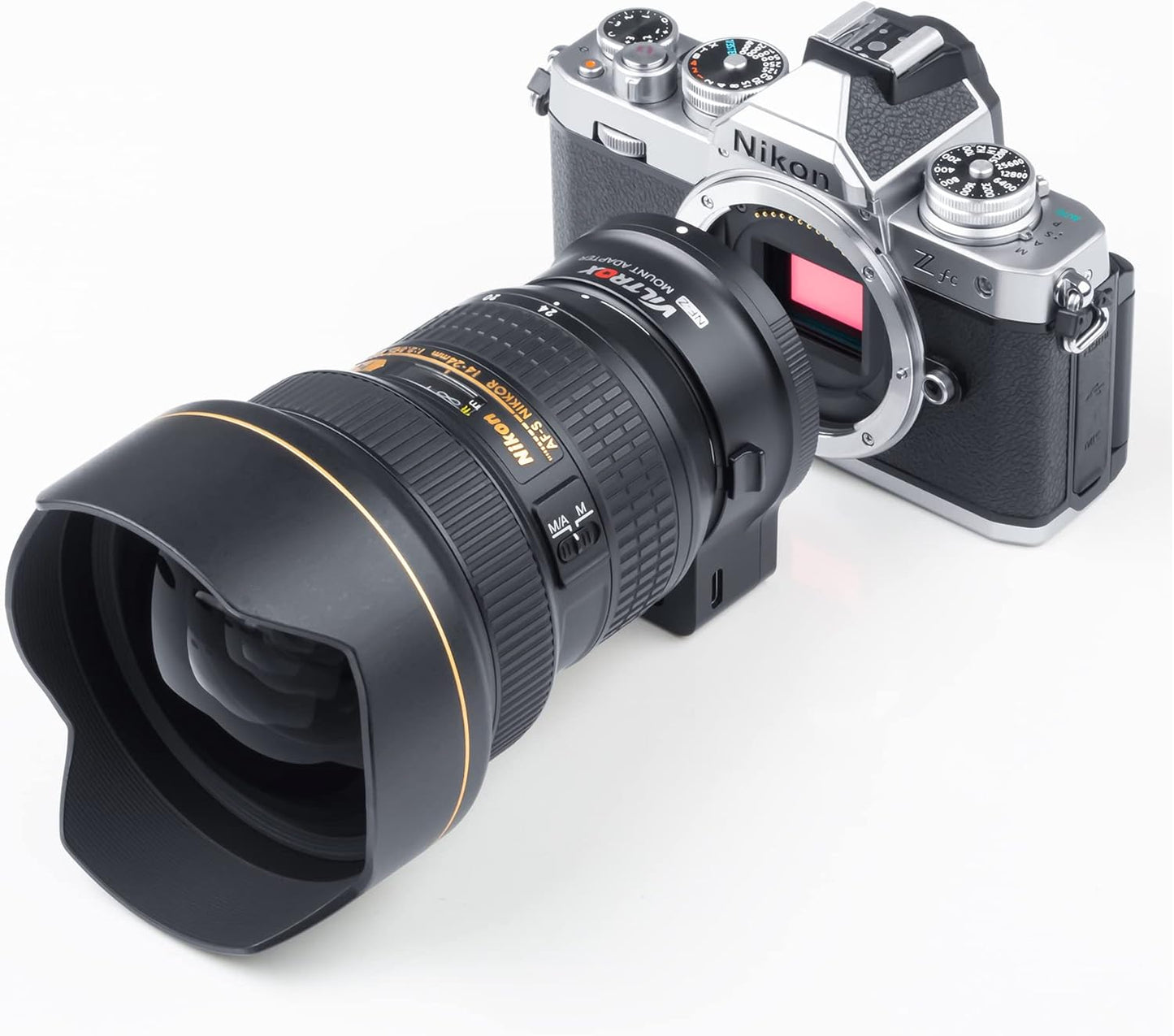 VILTROX NF-Z Auto Focus FTZ Lens Mount Adapter Converter Control Ring NF-Z Adapter Compatible with Nikon F Lens to Z Mount Nikon Mirrorless Camera Z50 Z6 Z6II Z7 Z7II Zfc