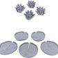 Lily Pads by Printable Scenery, 3D Printed Tabletop RPG Scenery and Wargame Terrain 28mm Miniatures