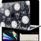 MEEgoodo Case for MacBook Pro 13 inch Case 2022 2021 2020 New A2338 M2/M1 A2251 A2289, Laptop Hard Shell with Keyboard & Camera Cover Compatible with 13 inch MacBook Pro, Silver Disco Balls & Bows