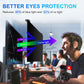 Magnetic 24 Inch Privacy Screen for Computer Monitor 16:9 Aspect Ratio, Hanging Removable Anti-Blue/Glare Protector Film, Anti Spy Desktop Security Private Filter 24in