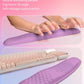 Hokafenle 2in1 Combination, Wave Keyboard Wrist Rest and Ergonomic Curvature Mouse Pad Wrist Support for Relieve Wrist Pain, Filled with Soft Cushion Memory Foam, Purple Lilac