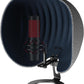 Microphone Isolation Shield,Aokeo 2024 Professional Recording Studio Equipment,360° Music Studio Mic Shield,Suitable for of Blue Yeti, Snowball iCE, HyperX QuadCast, SoloCast,Etc Recording Microphones