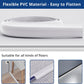 Cord Cover Floor 6ft White, PVC Floor Cable Cover, Cord Hider Floor Cord Protector Prevent Cable Trips & Protect Wires, Floor Cable Management Hide Cords on Floor, Cord Cavity -W0.47 x H0.28