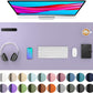 Aothia Leather Desk Pad - Protector and Blotter, Mouse Pad and Office Mat, Non-Slip PU Leather Laptop Desk Pad, Waterproof Writing Pad for Office and Home (36" x 17", Lavender)