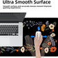 Galdas Gaming Mouse Pad XXL XL Large Long Extended Big Mousepad Non-Slip Rubber Keyboard Desk Pad with Stitched Edges for Laptop Home Office (31.5x11.8x0.08 Inch)-Floral Flower