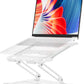 Urmust Laptop Notebook Stand Holder Adjustable Ultrabook Stand Riser Portable Compatible with MacBook Air Pro HP Dell XPS Lenovo All laptops 10-15.6"(Silver)