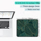 ITNRSIIET Mouse Pad with Stitched Edge Premium Textured Smooth Precise Operation Waterproof Washable Non-Slip Rubber Base Desktop Protection Mat, 10.2×8.3×0.12 inches, Palm Texture