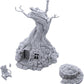 Witch's Hovel DND Terrain Compatible with Dungeons and Dragons, 28mm Miniature Wargaming, Tabletop RPGs, Wargame Scenery