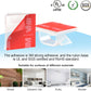 120PCS XHF Adhesive Cable Wire Clips Clear, Cable Holder Staples Outdoor Cable Management Wire Organizer Cord for Under Desk, Car, Wall, TV PC Ethernet Cable