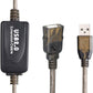 LDKCOK USB 2.0 Type A Male to A Female Active Repeater Extension Cable 50ft, High Speed 480 Mbps