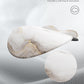 Ergonomic Mouse Pad Wrist Support, Comfortable Mouse Pad Wrist Rest, Relieve Wrist Pain Gel Mouse pad, Non-Slip Rubber Base Mousepad for Laptop, Computer(White Marble)