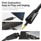 Elecan Mini Toslink to Toslink Digital Optical S/PDIF Audio Cable 8 Ft, Gold Plated Soft Flexible Fiber Optic Cable,Signal Protection PVC,Surround Sound for Soundbar,Home Theater,Hi-Fi System+Ties MI