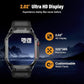 Military Smart Watch for Men, 2.02" Outdoor Sport Smartwatch with Flashlight, Heart Rate Blood Oxygen Blood Pressure Sleep, 100+ Sport Modes Fitness Tracker Compatible Android and iOS Black