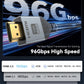 16K 8K HDMI Cable 96Gbps 3.3 FT, Ultra High Speed HDMI 2.2 Cable 16K@60Hz 8K@120Hz 4K@480Hz HDCP 2.2&2.3, Dynamic HDR, eARC,DTS:X, Compatible with Roku TV/HDTV/PS5/Blu-ray/Projector