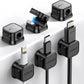 6 Pack Magnetic Cable Clips [Cable Smooth Adjustable] Cord Holder, Under Desk Cable Management, JOYROOM Adhesive Wire Holder Keeper Organizer for Home Office Desk Phone Car Wall Desktop Nightstand