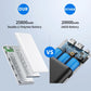Portable Charger Power Bank 26800mah,Ultra-High Capacity Safer External Cell Phone Battery Pack,2 USB Output High Speed Charging Power bank Compatible with iPhone 16/15/14/13/12 Samsung Android-White