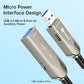 Active Optical USB 3.0 Extension Cable Fiber Optic Type A Male to Female USB Extension Cord USB Extender 5Gbps Data Transfer for Webcam,Gamera, USB Hub, Keyboard, Hard Drive, Printer(50ft)