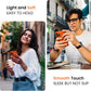 FireNova Designed for iPhone 13 Pro Max Case, Silicone [Camera Protection] Phone Case with [2 Screen Protectors], Soft Anti-Scratch Microfiber Lining Inside, 6.7 inch, Neon Orange New