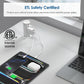 2 Inch Pop Up Outlet for Countertop,Power Grommet 2-inch Desk Wire Hole Insert,20W USB C,2 Outlets,2 USB C/1 USB A,Recessed Outlet,Desk Charging Station (White, 6 FT Cable)