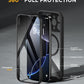 Miracase Magnetic for iPhone 16 Pro Case Full-Body Phone with Built-in Glass Screen Protector, [Compatible with MagSafe] Military Drop Proof 16 Pro Cover Bumper 6.3 inch, Black