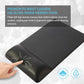 univo colors Design-Wave Wrist Rest Mouce Pad,PE Mouse Sliding Panel+Artificial Sheepskin+Memory Foam+Ergonomic+Anti-Slip Gel,Resilience Support During Work and Gaming,Mouce Accessory,Yellow