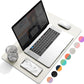 YSAGi Multifunctional Office Desk Pad, Ultra Thin Waterproof PU Leather Mouse Pad, Dual Use Desk Writing Mat for Office/Home (23.6" x 13.7", Grey)