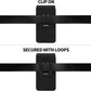 BECPLT Nylon for Galaxy S25 Ultra 5G S24/S23/S22/S21/S20 Ultra Belt Holster Black Cell Phone Holder Belt Clip Holster Case Phone Pouch