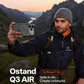 TORRAS Ostand Q3 Air for iPhone 17 Pro Case 6.3'' with Stronger Magnetic Stand, Fit for Magsafe, Airbags Miltary Protection, Camera Control for iPhone 17 Pro Case, Shockproof & Stylish, Shadow Black