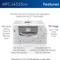 Brother MFC-J4535DW INKvestment -Tank All-in-One Color Inkjet Printer with NFC, Duplex and Wireless Printing Plus Up to 1-Year of Ink in-Box, White