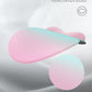 Ergonomic Mouse Pad Wrist Support, Comfortable Mouse Pad Wrist Rest, Relieve Wrist Pain Gel Mouse pad, Non-Slip Rubber Base Mousepad for Laptop, Computer(Gradient Pink Green)